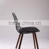 Bertoia Chair Wood Leg /metal Seat Chair With Solid Wood Leg /wire Chair thumbnail-4