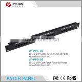 LY-PP6-03 18 Ports Krone&110 Dual IDC Cat6 Patch Panel