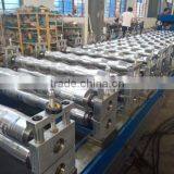 China Manufacture Glazed Roof Tile Roll Forming Machine Metal Step Roof Tile Sheet Rolling Forming Machine thumbnail-3