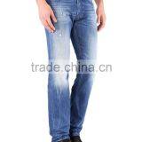 Blue Denim Jeans for Men Straight Leg thumbnail-1
