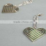 Hollow Out Heart Silver Colour Metal Chain Bracelet For Valentine's Day Girlfriend Gifts thumbnail-2