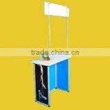 Portable Straight Aluminum Folding Supermarket Usage Sales Counter