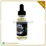 High Quality Custom Adhesive E-liquid Bottle Flavor Labels thumbnail-1