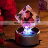 2016 AAA High Quality and Graceful Crystal Gifts, Crystal Photo Frame, Crystal Cube