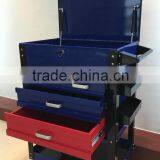 3 Drawer Locking Top Tools Service Trolly Cart Powder Coating Finish thumbnail-2