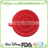 Hot Selling Food Grade Silicone Collapsible Folding Funnel for Kitchen Tools thumbnail-3