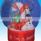 Inflatable Snowglobe Rotating