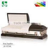 JS-ST168 Trade Assurance Supplier Reasonable Price Metal Aluminum Casket From China Casket Manufacturers thumbnail-1
