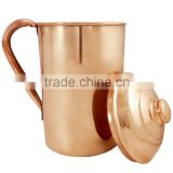 Pure Copper Hammered Water Jug | Copper Pitcher for Ayurveda Health Benefit