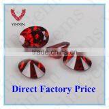 China Garnet Oval Machine Cut Gemstone For Jewelry Making thumbnail-1