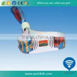 Factory Price NTAG213 Chip Fabric NFC Wristband for Concert thumbnail-1