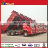 Howo 6x4 Used Dump Tipper Truck 336HP/371HP HW76 Cab For Sale thumbnail-1