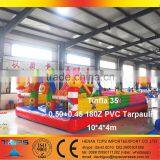 Inflatable Bouncer Happy Yellow Duck Tinfla 35 in PVC Tarpaulin Duck thumbnail-1