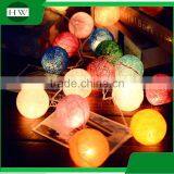 Promotional Fairy Party Wedding Christmas Celebration Gift Decorative Battery Powered Outfit LED Cotton Ball String Lights thumbnail-1