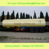 ASME standard and China standard LPG tank semi trailer