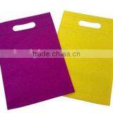 Factory Wholesale Glossy LDPE Fold Over Die Cut Handle Custom Plastic Retail Merchandise Bags thumbnail-1