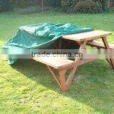 PE Tarpaulin Outdoor Table Cover, UV Treated Patio Cover, Waterproof Garden Table Cover thumbnail-2