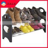 10 Layer Free Assembly Cheap Plastic Shoe Rack thumbnail-3