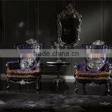 Elegant Luxury Refined Chair Set, Simple and Diverse Style Purple Leisure Chair and Table Set thumbnail-1