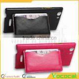 Lichee Pattern Case Cover With Stand Function and One Card Solt for Wiko Ridge 4G thumbnail-1