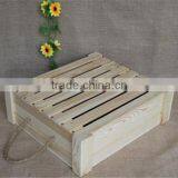 Top Grade Handmade Natural Wooden Rice Storage Containers With Lid thumbnail-1