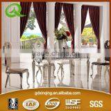 TH365 Home Furniture Tempered Glass Top Italian Dining Table thumbnail-4