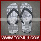 Custom Sublimation Adult Beach Slippers Rubber Flip Flops thumbnail-2