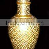 Marble Flower Vase, Decorative Flower Pot, Hand Made Marble Flower Vases, Craft Flower Pot, Flowers Pot, thumbnail-1