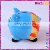 New Design of Hand Painted Ceramic Custom Coin Bank thumbnail-2