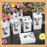 Newest Hot Sell Ceramic Bath Accessory Set thumbnail-1