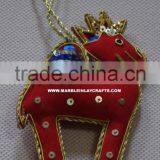 Camel Design Hand Embroidery Christmas Decoration Hanging Ornaments thumbnail-1