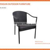 Weatherproof and Fireproof Outdoor Synthetic Rattan Outdoor Dining Chair thumbnail-2