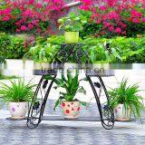 2016 Factory Custom Handmade Metal Garden Flower Pot Stand thumbnail-5
