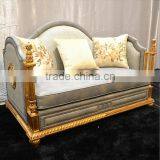BISINI Latest Gold Foil 2 Seater Arab Sofa thumbnail-1