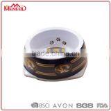 Round Shaped OEM Logo Designer Personalized Melamine Cat Bowl Without Rubber Ring thumbnail-4