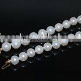 Simple 7-8mm White Round Freshwater Pearl Bracelet thumbnail-2