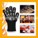 14'' Long Extrem Heat Resistant Oven Gloves With Skeleton Design As Halloween Gift Best Halloween Gloves thumbnail-3