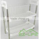 2017 Best Selling 2 Tiers Chrome Plated Kitchen Accessory Dish Rack/ Dish Drainer/Plate Rack thumbnail-2