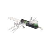 A21-5011G2F Stainless Steel Multi-functional Pocket Knives(Camouflage) thumbnail-1