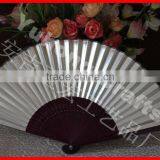 Japanese Gold and Silver Color Bamboo Paper Fan Promotionally thumbnail-6