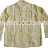 Men's 100% Cotton Guayabera Shirt With Pintuck and Embroidery thumbnail-2