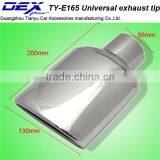 High Quality Auto Part Stainless Steel 304 Universal Exhaust Tip thumbnail-2