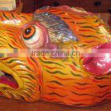Dragon Mask Wall Hanging Decor Handmade in Nepal thumbnail-4