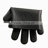 Fashion Kitchen Tool Microwave Oven Mitt Heat Resistant Grilling BBQ Silicone Gloves for Kitchen thumbnail-5