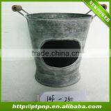 Simple Metal Garden Flower Pots thumbnail-2