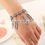 Top Quality Hand Made Miao Bangle With Feather Dangles thumbnail-1