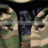 Wholesale Clothing Soft Polar Fleece Military Men' s Camo Hunting Winter Jacket With Hoodie thumbnail-5