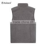 Wholesale Anti-pilling Fleece Sherpa Fleece Men Custom Vest thumbnail-2