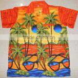 Purple Coconut Palm Hawaiian Shirts thumbnail-5