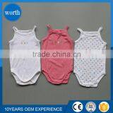 Baby Wears Bodysuits/infant Plain Color Cotton Romper for Summer thumbnail-1